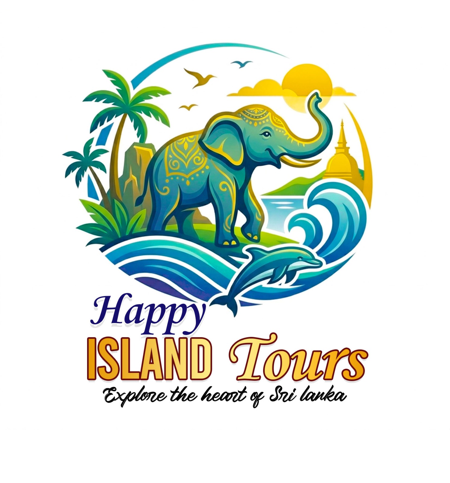 Happy Island Tours Logo